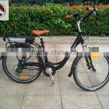 Good Price Chinese Lady City Road E-bike With Rear Lithium Battery thumbnail-2
