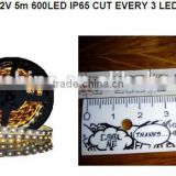 Led light waterproof IP65 White Flexible LED Strip 3528 120leds/m flexible led strip lighting