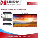 LINK-MI LM-VW02 New Arrivals 1x4 splitter 2x2 3x3(USB/VGA/AV/HDMI) to HDMI Converter Splitter and HDMI Video wall controller