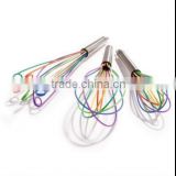 Promotion colorful silicone whisk with FDA and LFGB