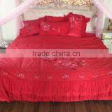 2014 Newest 100% Cotton 4pcsChinese Wedding Bedding Set 100% Sexy Wedding Bed Sheet thumbnail-1