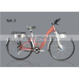 NA-3 factory price Step-through frame Commuter city bikes women comfort saddle cargo bicycle butterfly handlebar 700C 8S HOMHIN