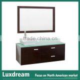 Grey 60" European Wall Mount Bathroom Vanity Cabinet thumbnail-6