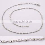 stainless steel new design fancy long chain necklace(VN20047)