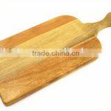 Reversable Wine Bottle Shaped Acacia Wood Cutting Board