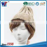 Winter Hooded Scarf Crochet Cap Knitting Girl Boy Baby Knitted Caps thumbnail-2