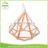 || Brass Geometric Glass Terrarium/ Case/ Holder|| Floral/Feather Ball/ Tree * Crystal Vase Wedding Flower Stand Centerpieces thumbnail-5