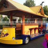 New European style Electric Shuttle Bus sightseeing bus family outing bus