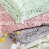 High Quality Super Soft Bamboo Fiber Knitted Blanket / Throw Blanket thumbnail-5