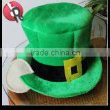 St. Patricks Day Green Top Hat Beard Ireland Shamrock Rugby Football Fancy Party thumbnail-4