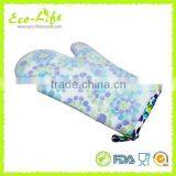 Silicone Heat Resistant Gloves With Cotton Lining Use in Household thumbnail-3