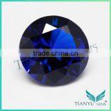 Free Sample Round Brilliant Cut Loose 114# Blue Wholesale Nano Rough Synthetic Spinel thumbnail-2