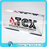 Clear Acrylic Brand Block Acrylic Logo Block thumbnail-3