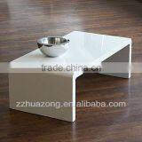 Modern White High Gloss MDF Coffee Table