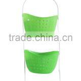 3 Tier Shower Caddy Bathroom Rack Plastic Hanging Over Basket Unit Shower Organizer thumbnail-3