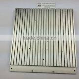 Custom aluminum heat pipe heat sink enclosure for power amplifier