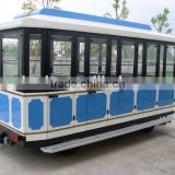 20 seats passenger trailer,closed wagon,trackless train,diesel train