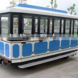 20 Seats Passenger Trailer,closed Wagon,trackless Train,diesel Train thumbnail-1