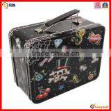 Colorful Printed Tin Can Wholesale Hinged Metal Lunchboxes thumbnail-1