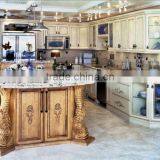 European Design Solid Wood Walnut Kitchen Cabinet/Luxury Home Kitchen Furniture thumbnail-5