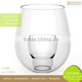 2014 New Novelty Home Decorative Borosilicate Glass Candleholder thumbnail-1