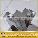 Mirrored Glass Corner Table Side Table Indian Design Sideboard thumbnail-2