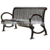 High Loading Capacity Fixed Outdoor Cast Iron Bench thumbnail-3