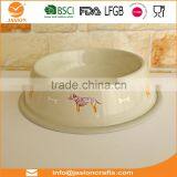 Food Feeder Dish Serving Bowl Water Container Rubber Base Cat Dog Pet Bowl thumbnail-3