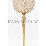 Brass Crsytal Votive Candle Holder thumbnail-1