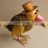 Animal Ornaments Metal Crow thumbnail-1