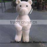 Artificial White Bear Grass Moss Animal,topiary Moss,artificial Moss for Decoration thumbnail-1