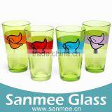 4PCS Gift Set Hot Sales Green Glass Cup Pint Glass Homeware thumbnail-1