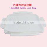 3 Compartment Plastic Food Container Tiffin Lunch Box With Soup Bowl thumbnail-4