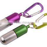 Wholesale 8cm Large Size 2 Colors Capsule Shape Creative Keychain SKU#9768