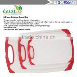 Hot Selling Antimicrobial Non Slip Flexible pp Chopping Board Cutting Board Set thumbnail-5