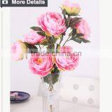 High Quality Artificial Flowers Amaryllis 3 Flowers--1bud for Party thumbnail-6