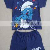 Children Boys Summer Short Pajama Sets / Kid Boys Printed t Shirt Summer Pajama Sets, Kids Clothing Set, thumbnail-1