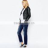 Women Ripped Fashion Blue Loose Style Maternity Jeans thumbnail-2