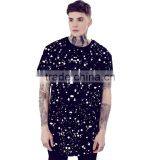Sublimation Mens Longline t Shirt, Men's Elongated t Shirt Wholesale thumbnail-3
