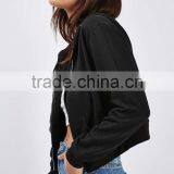 JXY Sproty Zip Crop Hoodie for Woman thumbnail-3