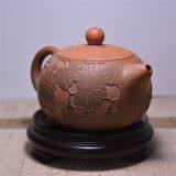 200ML Ceramic Tea Pot Half Gourd Tea Pot Handmade Tea Ware thumbnail-2