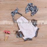 S33621W Baby Girl Rompers National Style Flower Infant Romper Summer Cotton Girl Jumpsuit thumbnail-3