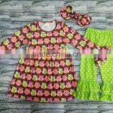 2016 Children Girls Printed Fall Boutique Girl Clothing Sets Fashion Kids Clothes thumbnail-1