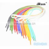 Fat Flat Rainbow Gradient Shoe Laces~Rainbow Color Tie Dye Laces~Amazon/eBay Supplier~Provide UPC Barcod~7 Colors~Accept Custom