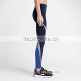 Latest Hot Selling Comfortable Fabric Running Tights Woman Leggings With Breathable Mesh Panels thumbnail-3