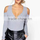 2017 V Neck Sexy Women Knitwear Sweater thumbnail-2