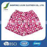 OEM Wholesale Hot Sale Lovely Sleepwear Kids Pajamas 100% Cotton Soft Girl's Summer Tops Printed Short Pants,baby Underwear thumbnail-3