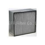 EN779  F6 EVA hot - melt adhesive Aluminum frame HEPA Box Filter with paper separator