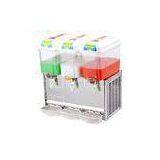Triple Tanks 12 Liters Commercial Juice Dispenser Machine, Stainless Steel Mixing Hot / Cold Drink D