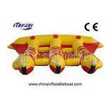 PVC Towable Inflatable Flying Fish Boat For Water Amusement Equipment
